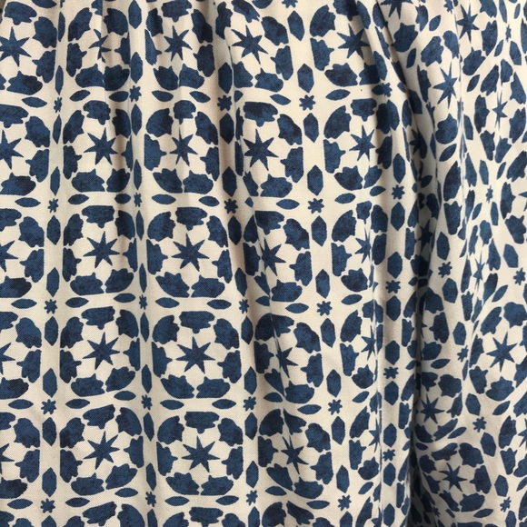 ✨Cynthia Rowley Moroccan Star Print Peasant Blouse - Picture 5 of 6